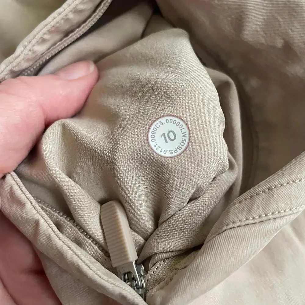 Lululemon Women's Tan "Cafe au Lait" Adapted State Jogger - Size 10 - Picture 7 of 7